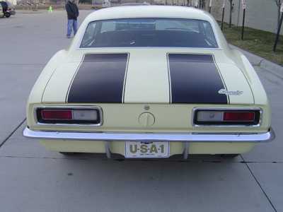 1967 Z-28 Butternut Yellow Camaro with Cowl Plenum